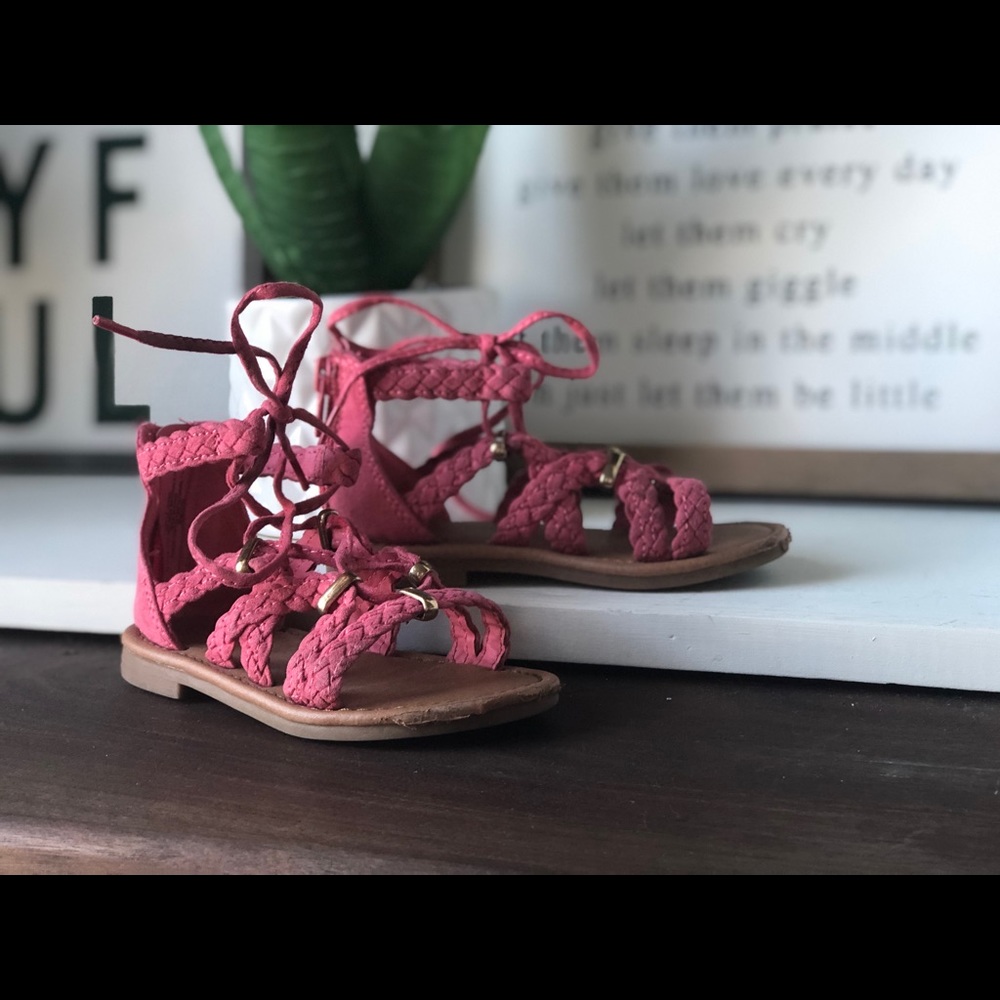 Girls gladiator sandals